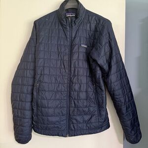 Patagonia Men's Nano Puff Jacket - Size M - Navy